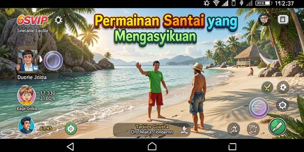Tangkapan layar menunjukkan permainan Casual yang seru dan menarik.