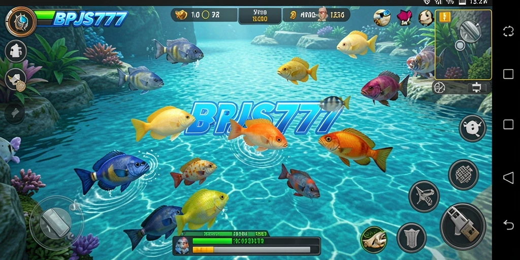 Tampilan gameplay BPJS777 dengan aksi menembak ikan yang mendebarkan.