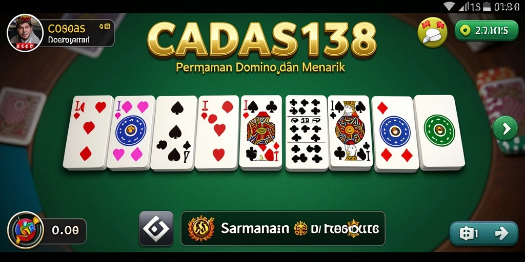 Tampilan seru dari gameplay Domino di CADAS138.