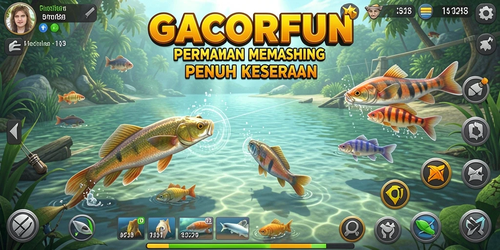 Tampilan gameplay GACORFUN yang seru dan menarik.