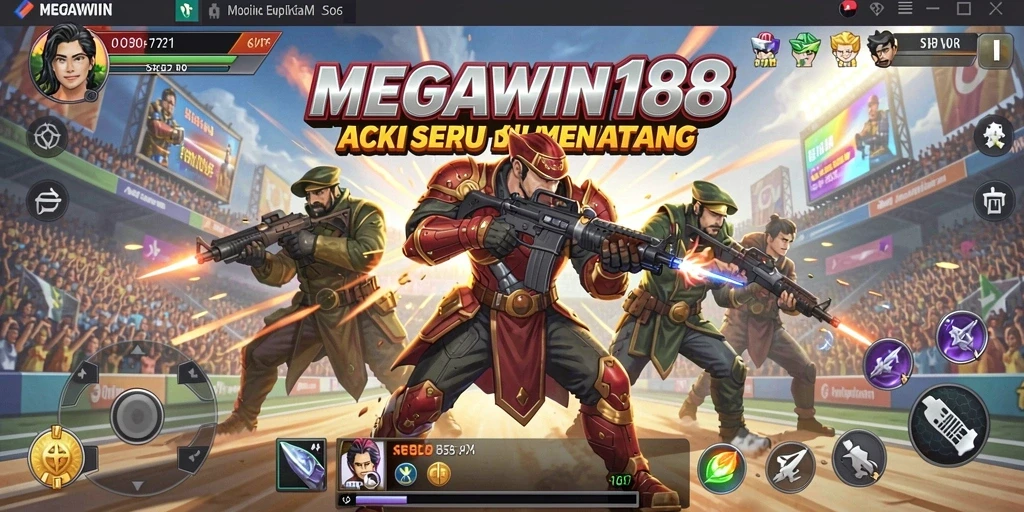 Tampilan gameplay seru dari MEGAWIN188 dengan aksi mendebarkan.