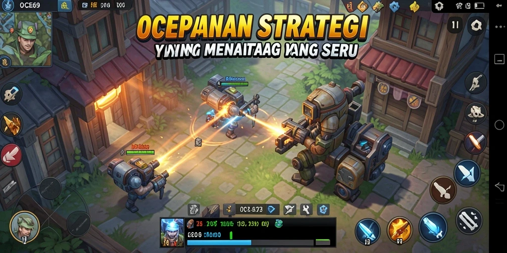 Tampilan menarik dari gameplay OCE69 yang menegangkan.