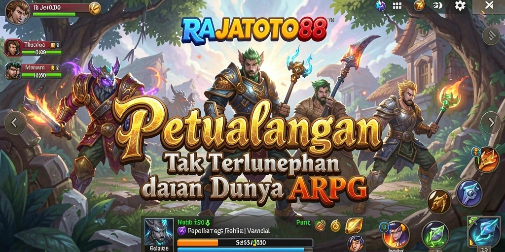 Tangkapan layar gameplay <strong>RAJATOTO88</strong> menampilkan aksi seru dalam dunia ARPG.
