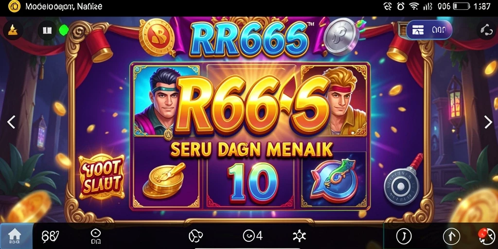 Screenshot utama menunjukkan gameplay menarik dari RR666.