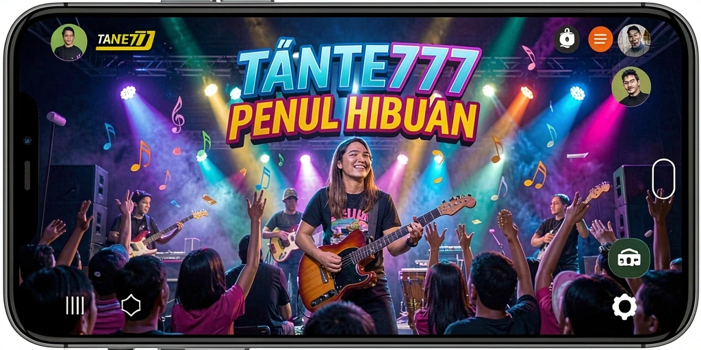 Screenshot gameplay <strong>TANTE777</strong> yang menampilkan momen seru saat bermain musik.