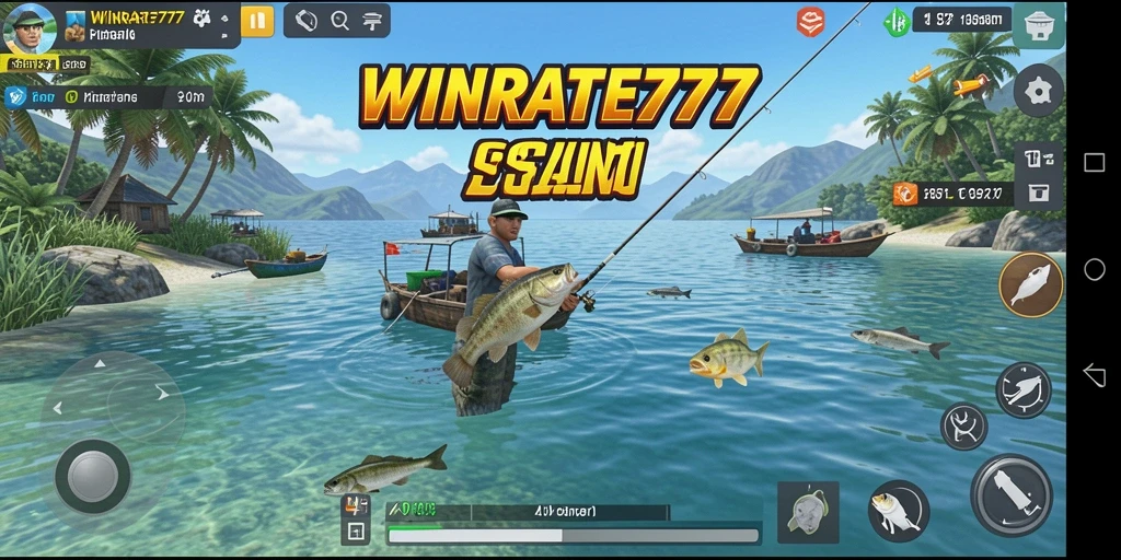 Gameplay WINRATE777 yang seru dengan berbagai ikan untuk ditangkap.