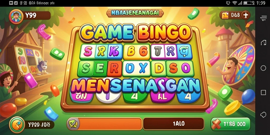 Screenshot gameplay Y89 yang menunjukkan keseruan bermain Bingo.