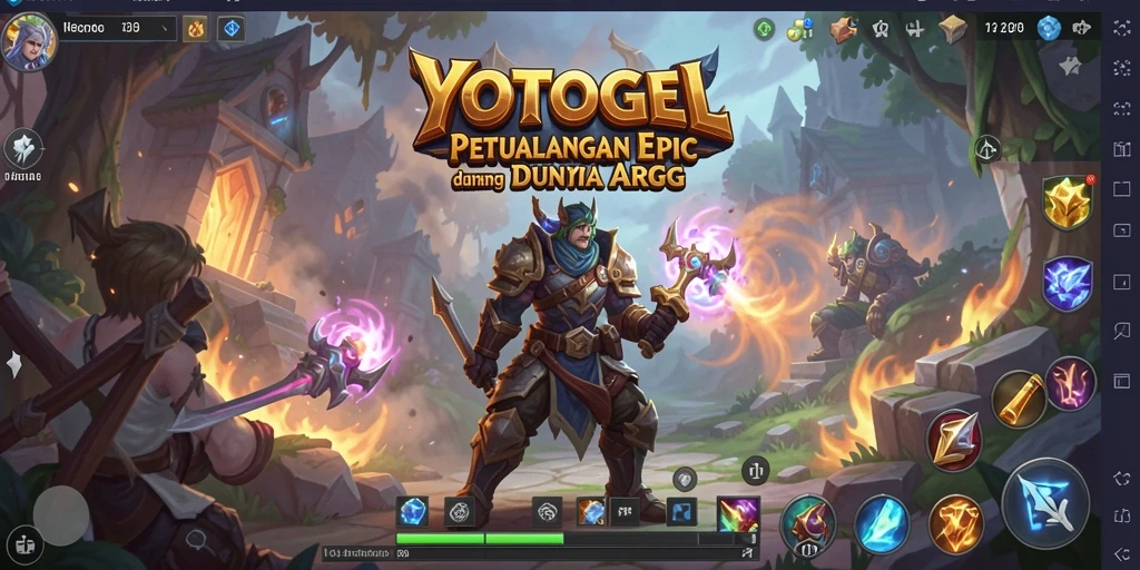 Tampilan gameplay YOTOGEL yang mendebarkan dan penuh aksi.